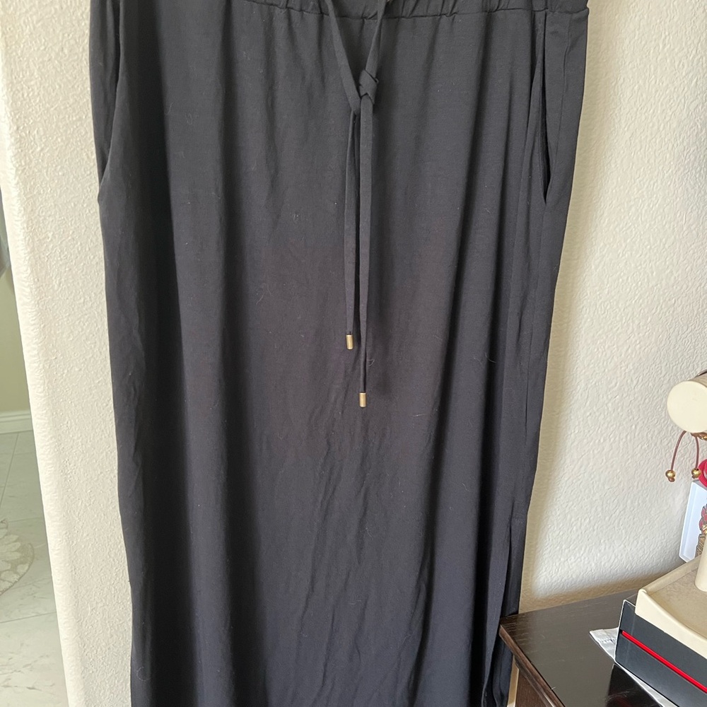 Eileen Fisher Elegant Black Maxi Skirt